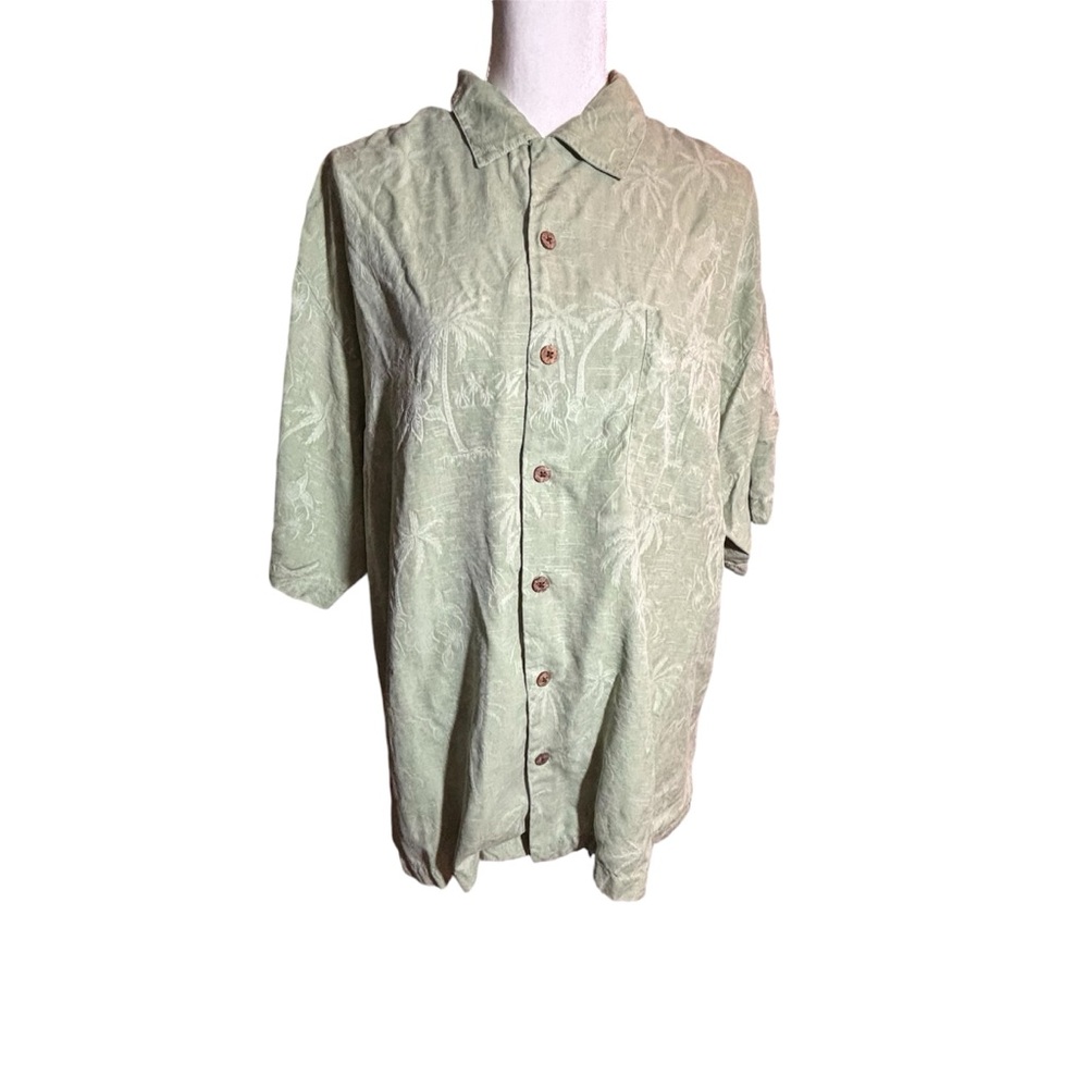 Tommy Bahama Green Casual Button Down Shirt
